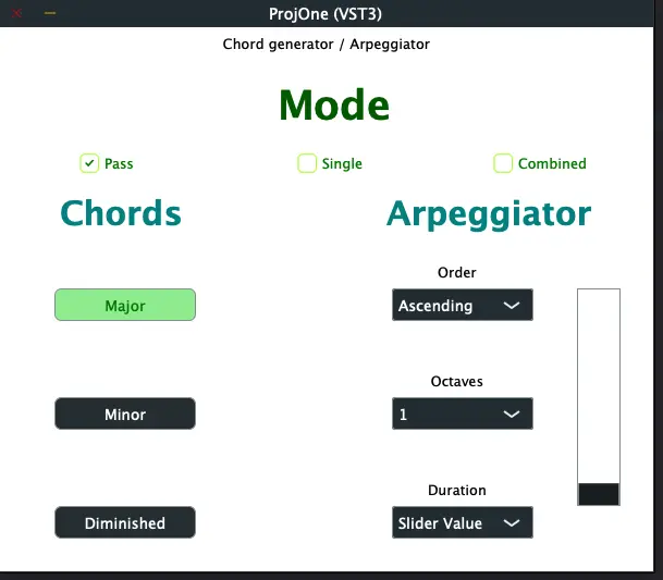 MIDI Chord Generator